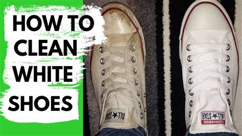 white shoe cleaning instructions.